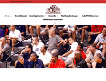 Tablet Screenshot of elite-basketball.com